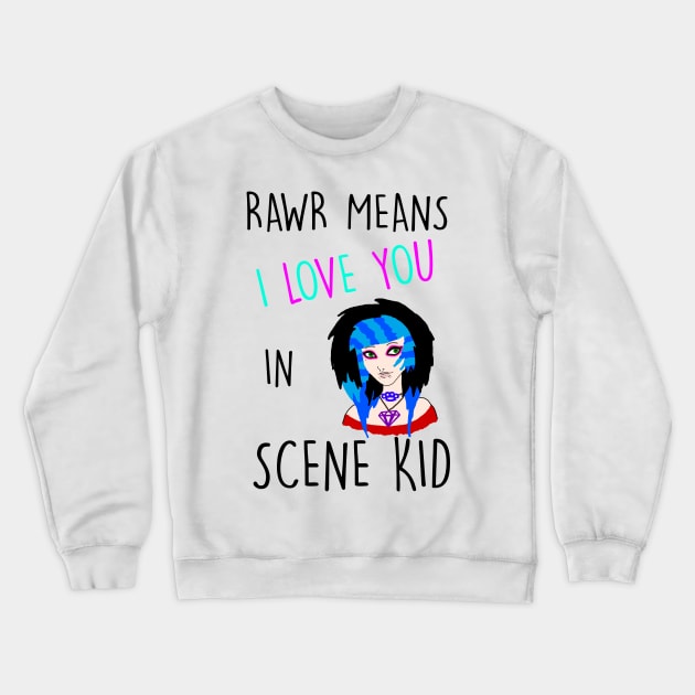 Rawr Crewneck Sweatshirt by TwistedPenguin